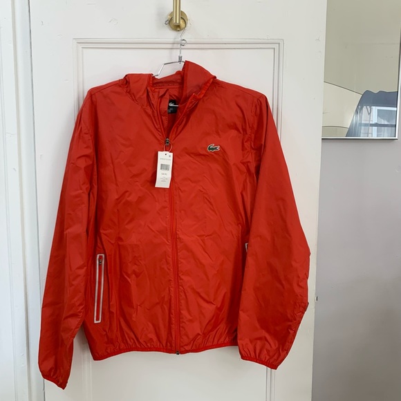 Lacoste Other - Red NWT Lacoste Men’s Windbreaker Jacket sz XL